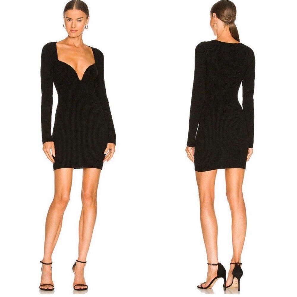 Gauge81 Black Long Sleeve Dress
